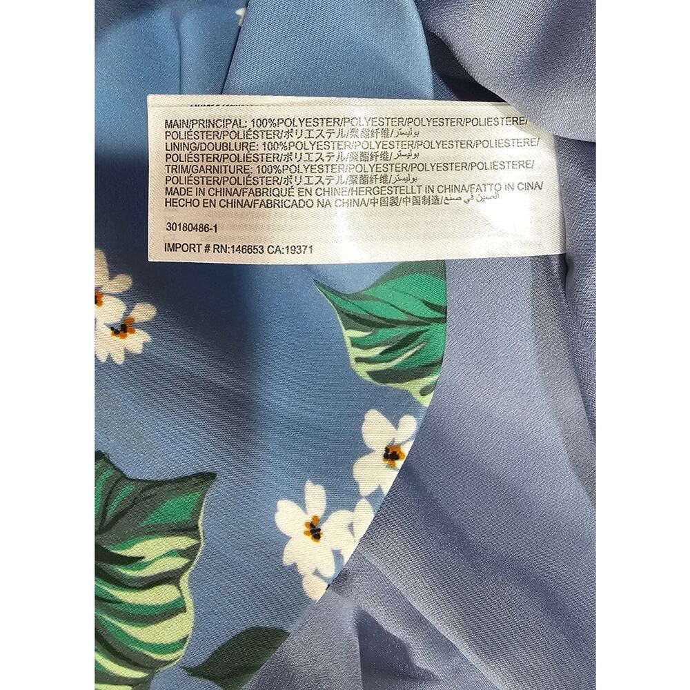 Keepsake Dress Wild Thoughts, Ruffled Curved Hem, Lined, Floral, Sexy, New Sz L - Picture 8 of 13